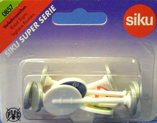 Siku 0857 Assorted Road Signs 1/55 Scale (plastic) MIB