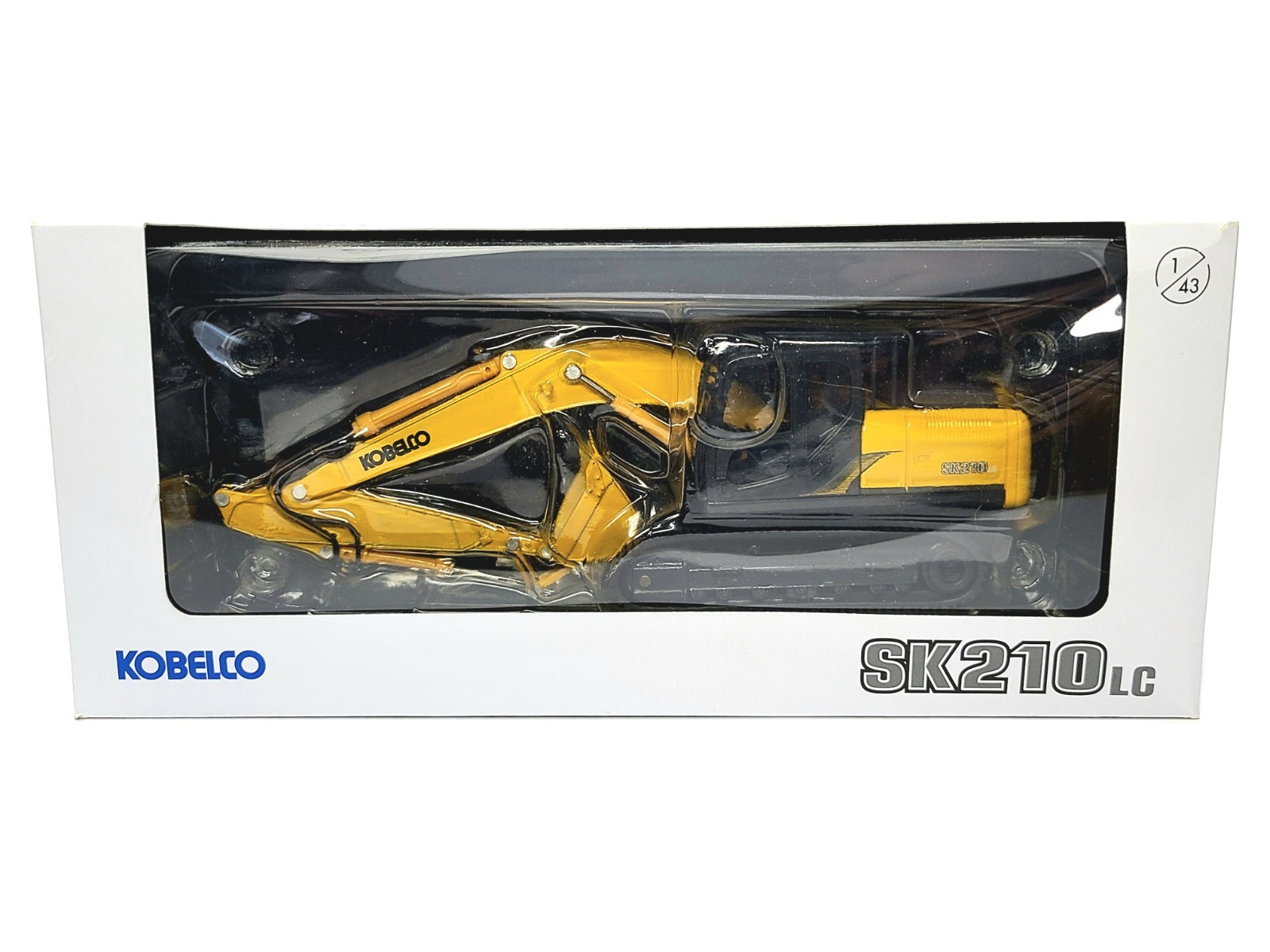 Kobelco SK210LC-9 Excavator – Yellow – China 1:43 Scale Diecast Model New