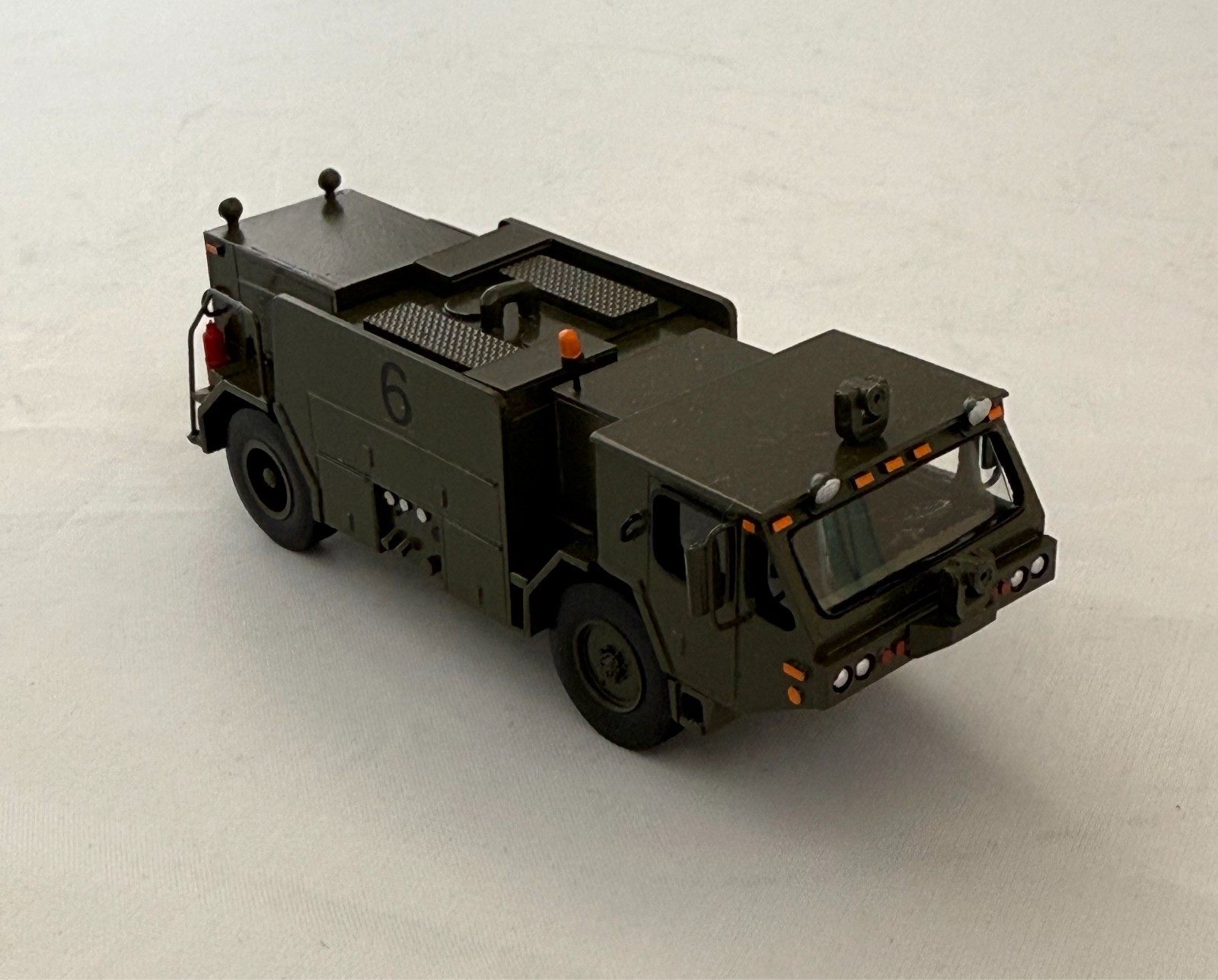 HO 1/87 Oshkosh P19 – Military Firefighter – Ready Made Resin Model