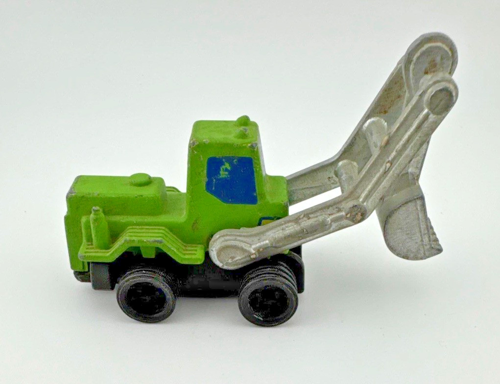 Mattel Construction Excavator Backhoe Toy 1979 Vintage Works