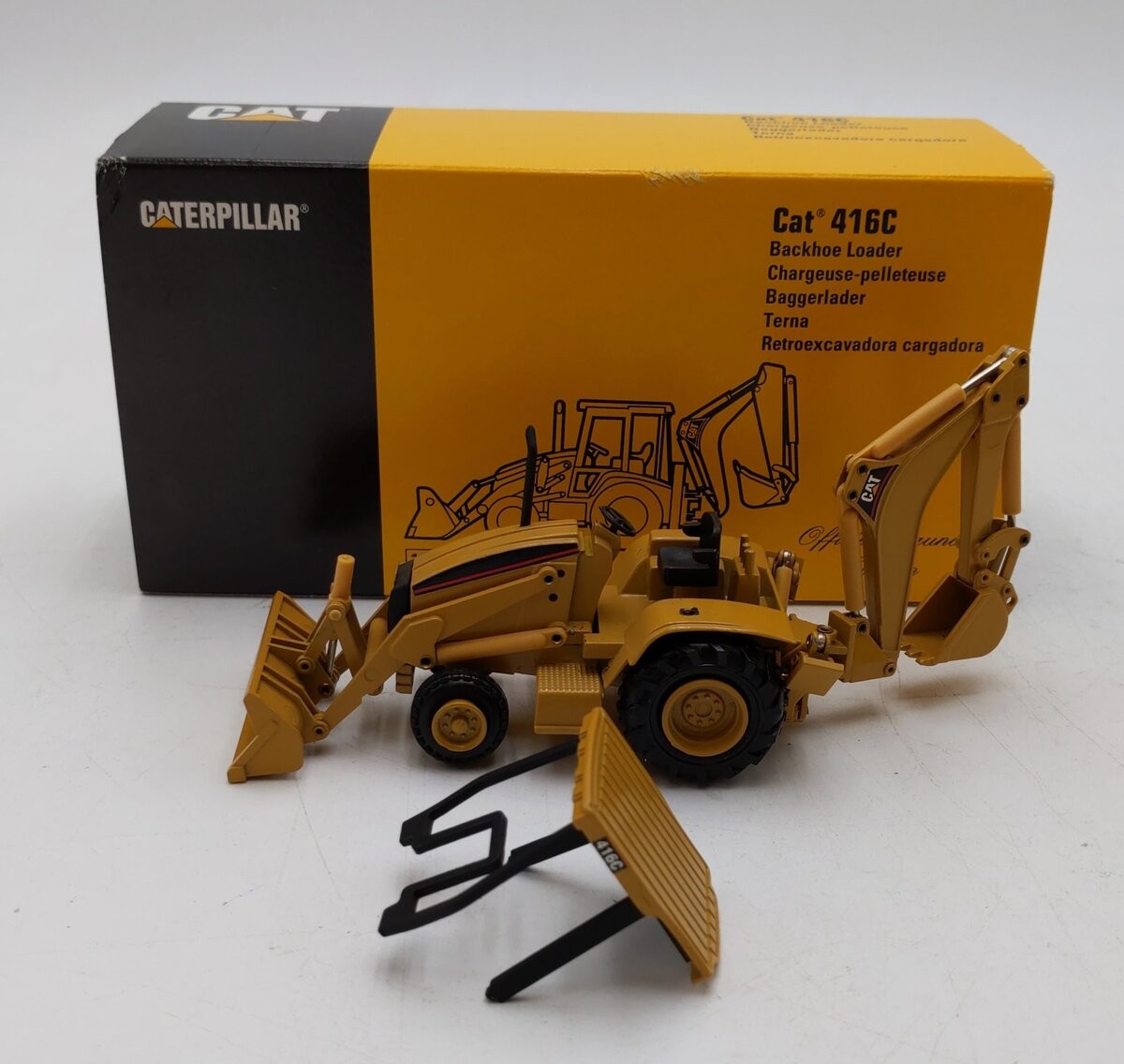 NZG JB503 Modelle 1:50 Scale Caterpillar 416C Backhoe Loader EX/Box