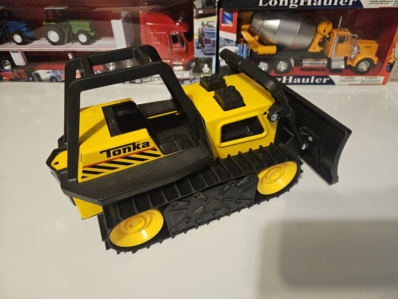 1999 Hasbro Tonka M-7460 M-7461 Bulldozer Tractor Metal & Plastic