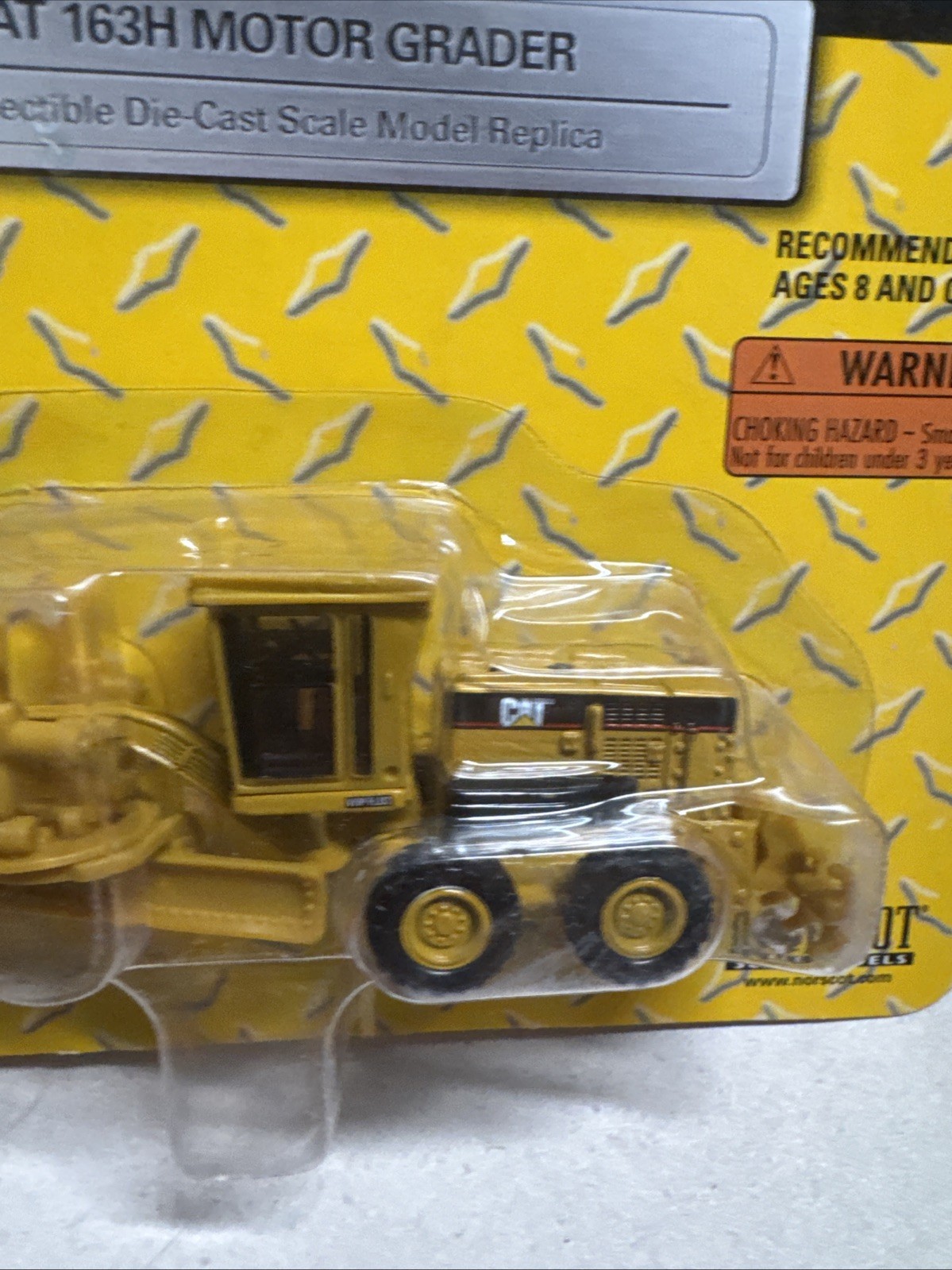 NIB 2005 CAT 163H MOTOR GRADER CONSTRUCTION 1/87 NORSCOT DIECAST TOY #55403