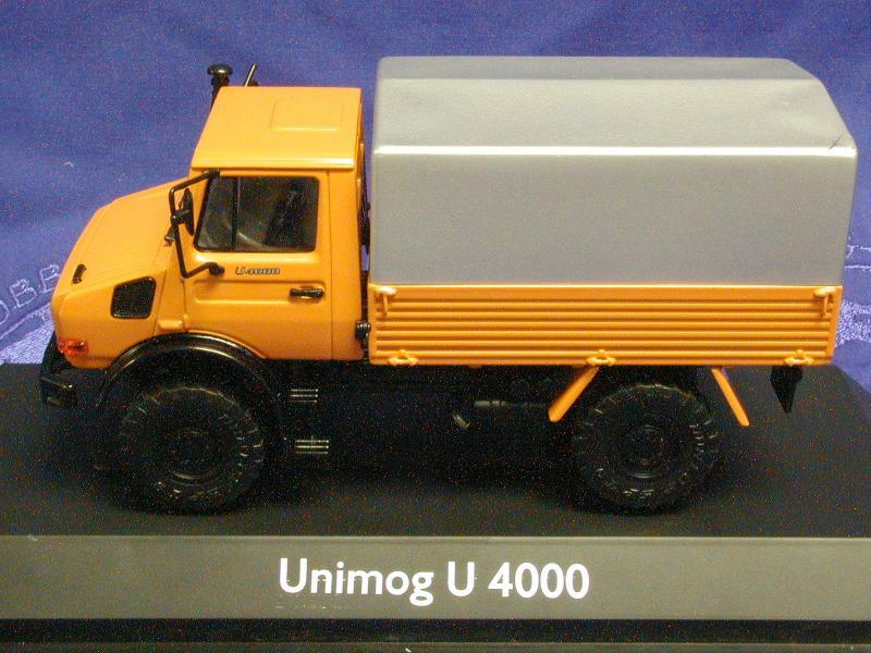 NZG 511-1G Unimog U4000 Daimler Chrysler Orange 1/43 Die-cast MIB