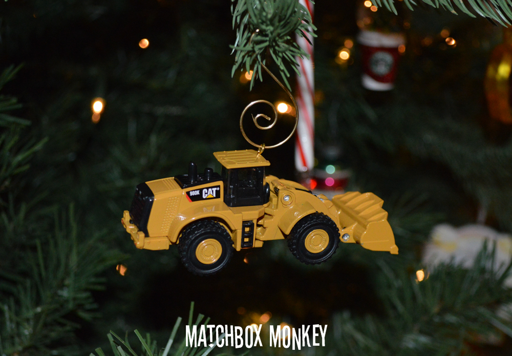 Custom Caterpillar CAT 980K Wheel Loader 1/94 Christmas Ornament Deere Volvo