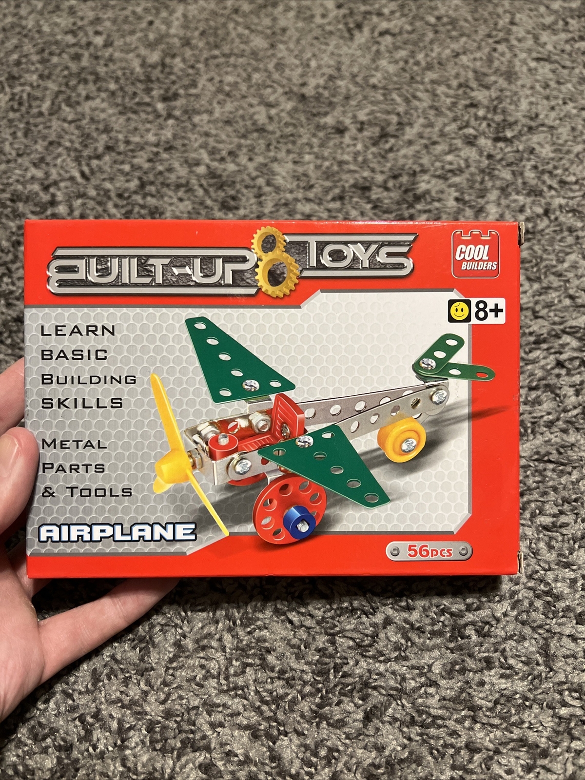 Built-Up Toys Learn Basic Building Skills – Airplane NIB. For ages 8+