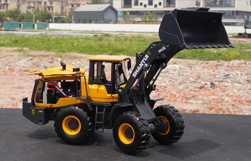 1:35 24CM SHANTUI L55-C5 Loader Construction Equipment Machine Diecast Model