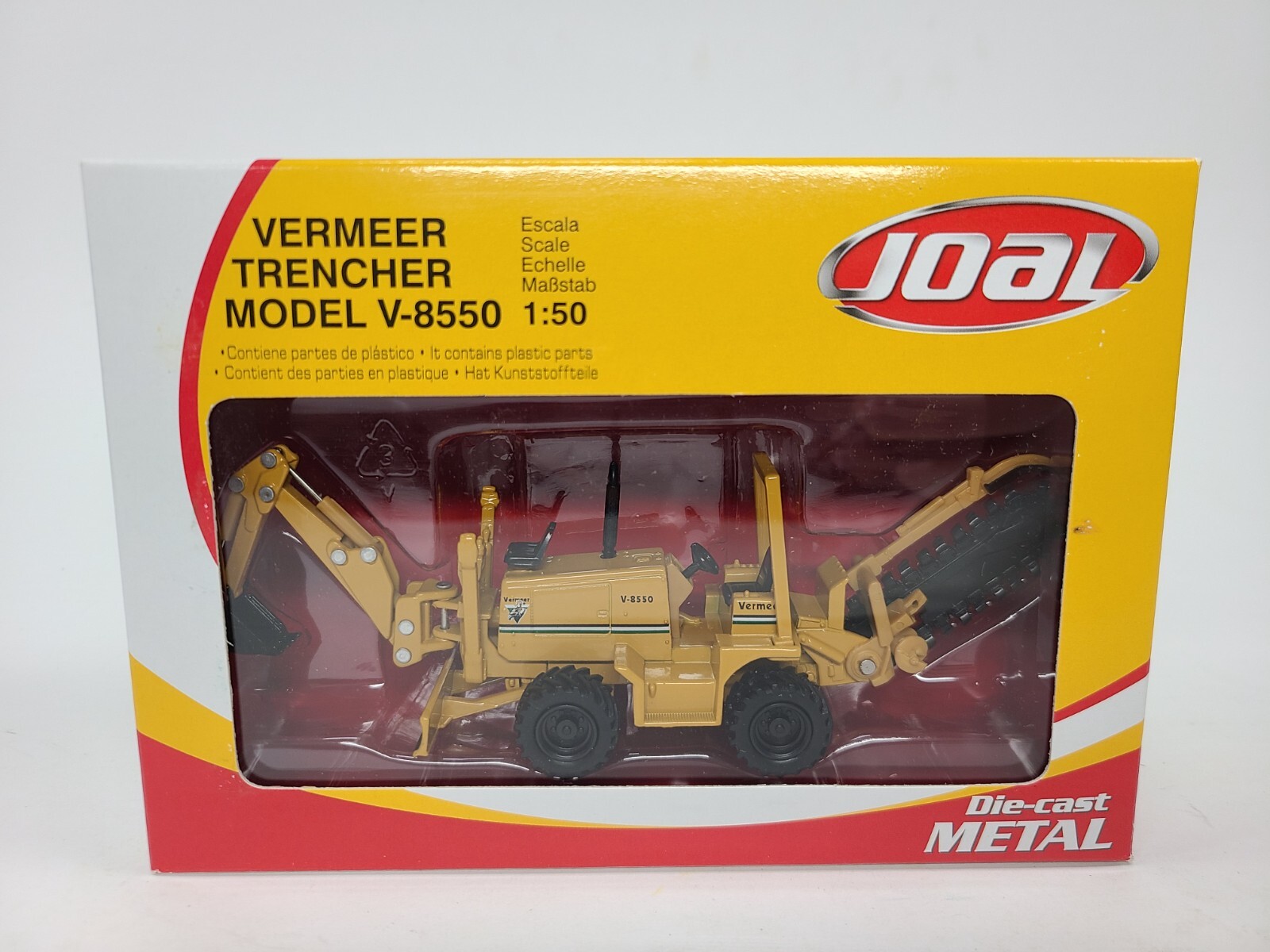 Vermeer V-8550 Trencher – ERTL DCP 1:50 Scale Diecast Model #40009 New