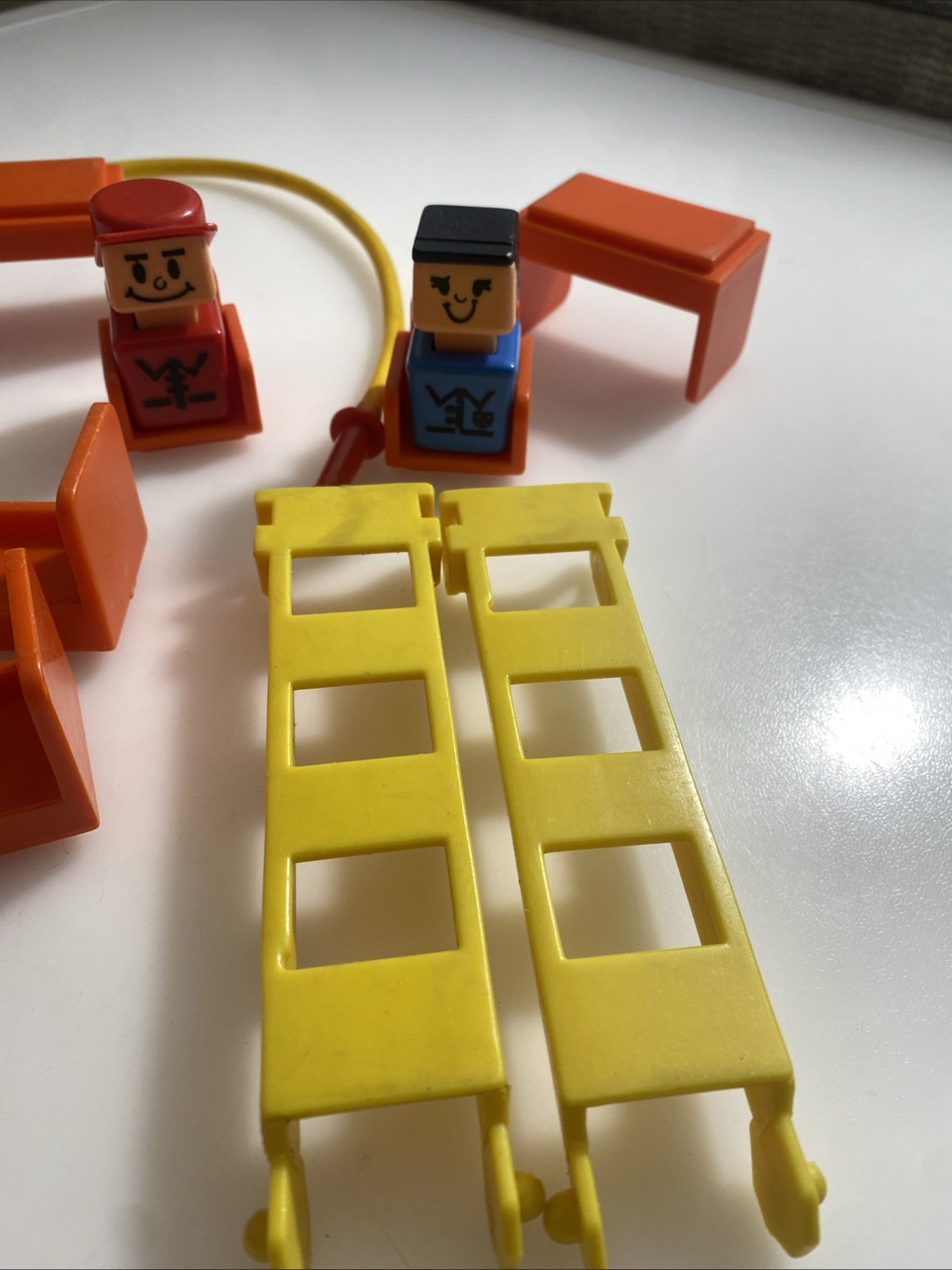 VTG Fisher Price 1973 Playskool Rescue Center Accessories ONLY NO BLDG 470 zad