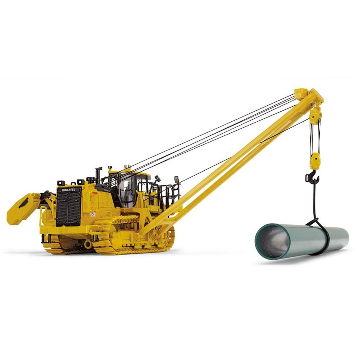 First Gear 1/50 Komatsu D155CX-8 with K170 Pipelayer 50-3494