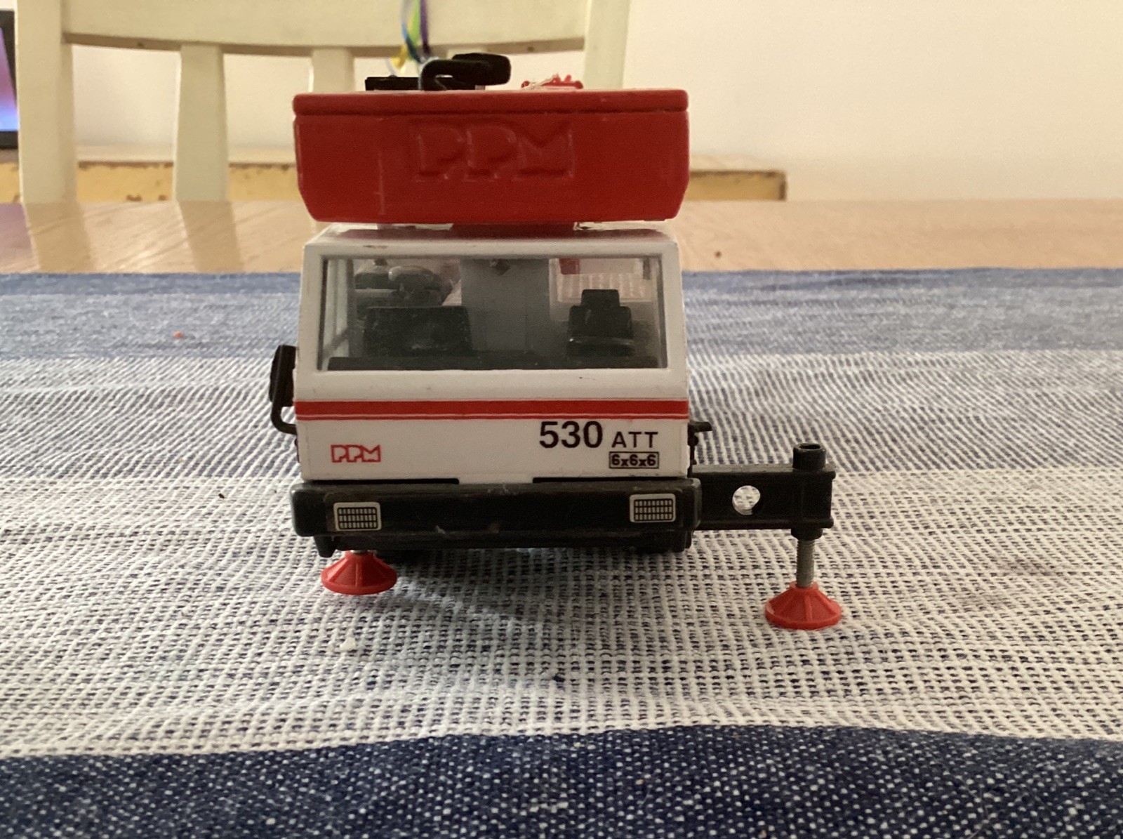 VINTAGE JOAL PPM 530 ATT MOBILE CRANE 1:50 DIECAST TOY CONSTRUCTION