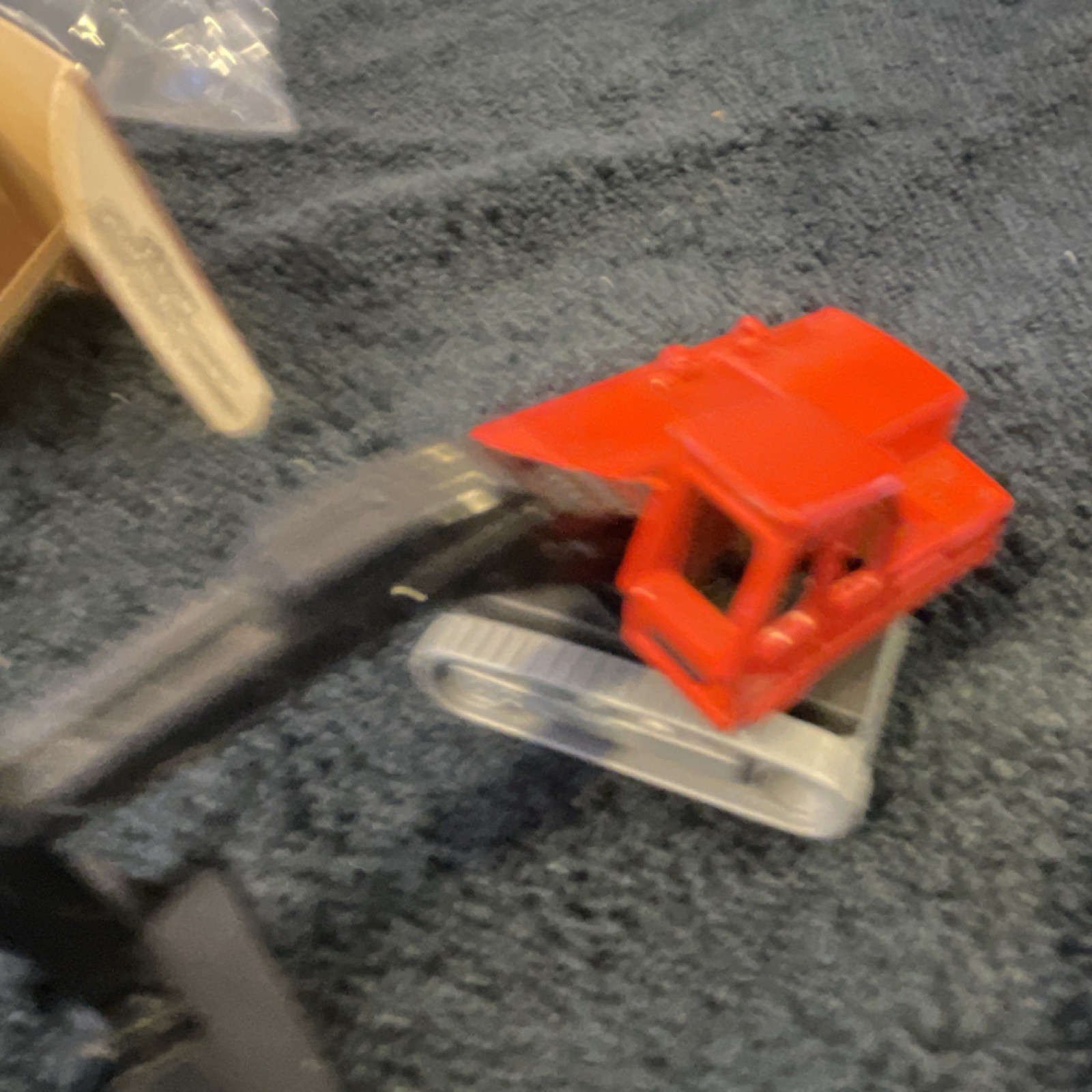 Matchbox No. 32 Excavator 1:72 Diecast Construction Vehicle Red Gray Black