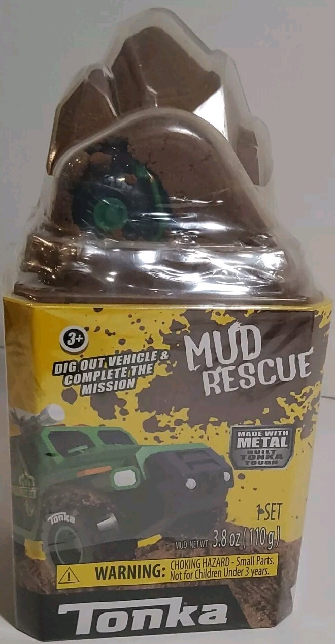 Tonka 6050 Metal Movers Mud Rescue Play Set – Random Color Vehicle