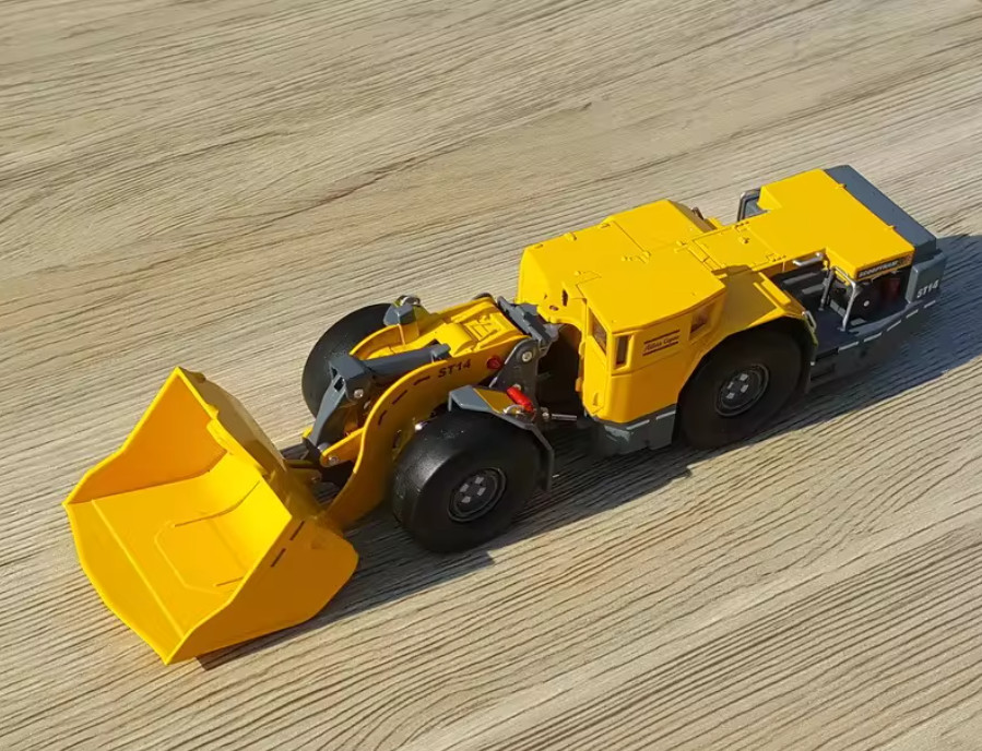 1:50 Atlas copco Tunnel Scraper Loader Construction Machinery Diecast Model