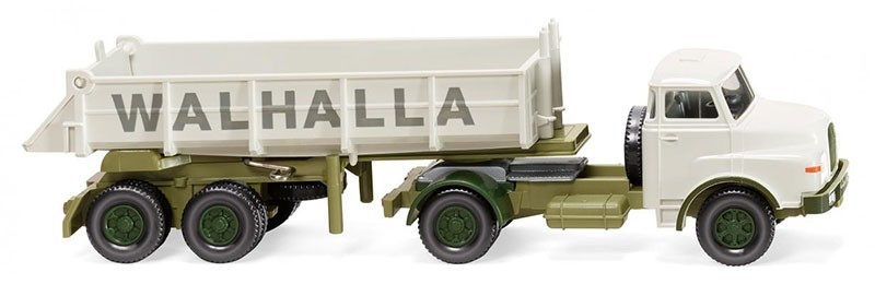 Wiking 1/87 Walhalla Kalk – MAN Rear Dump Truck #067707📌USA