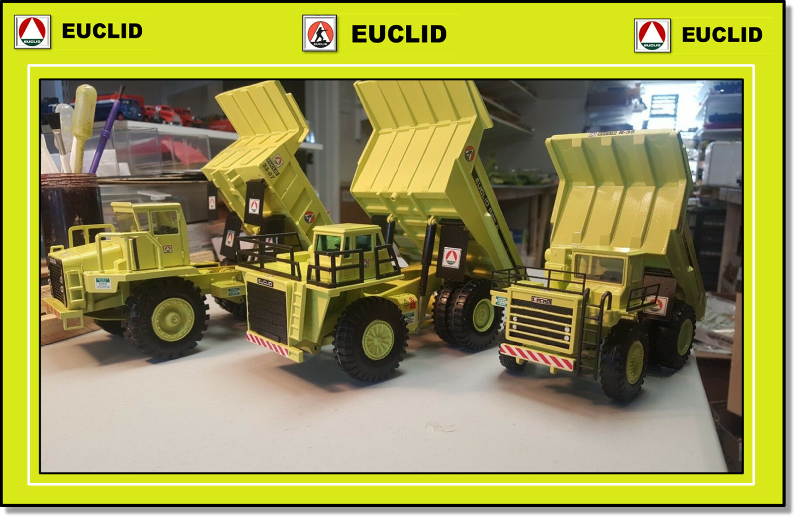 3 x EUCLID / TEREX Dump Trucks 33-07 / R-85B / R-35 $$$ FREE SHIPPING!!