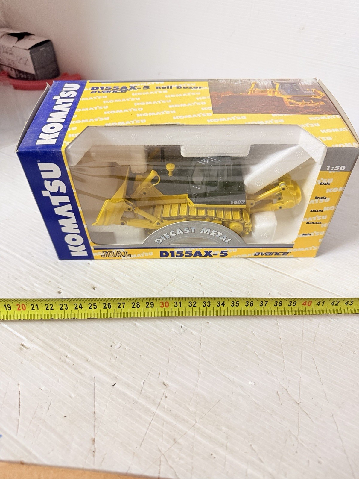 Joal Komatsu Bull Dozer D155AX-5 1:50 New!!