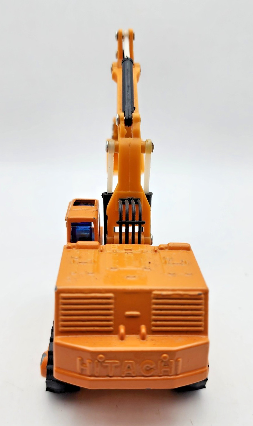 Vintage Shinsei Mini Power Hitachi UH20 PB 180 Excavator. 1:64 Diecast & Plastic