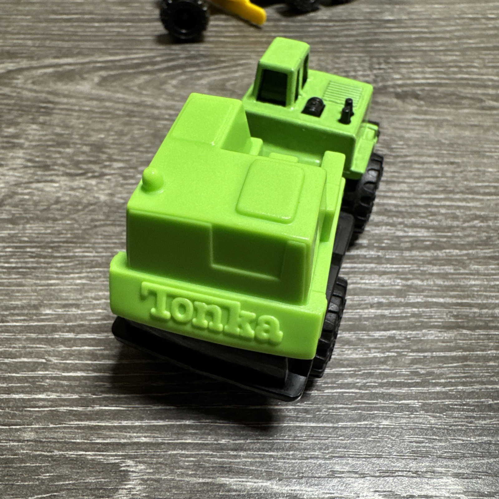 Vintage 1992 1994 Tonka Lot of 4 Construction Vehicles Green Orange Yellow