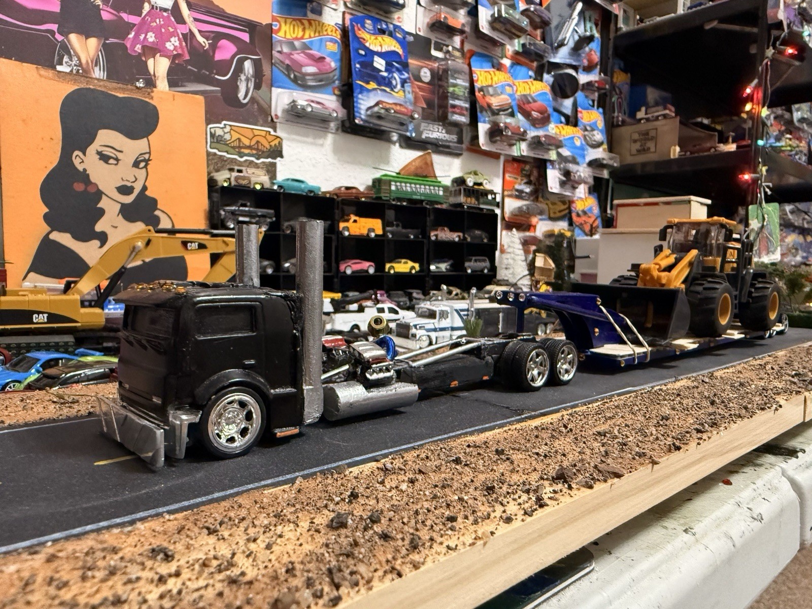 custom tractor 1/64 construction