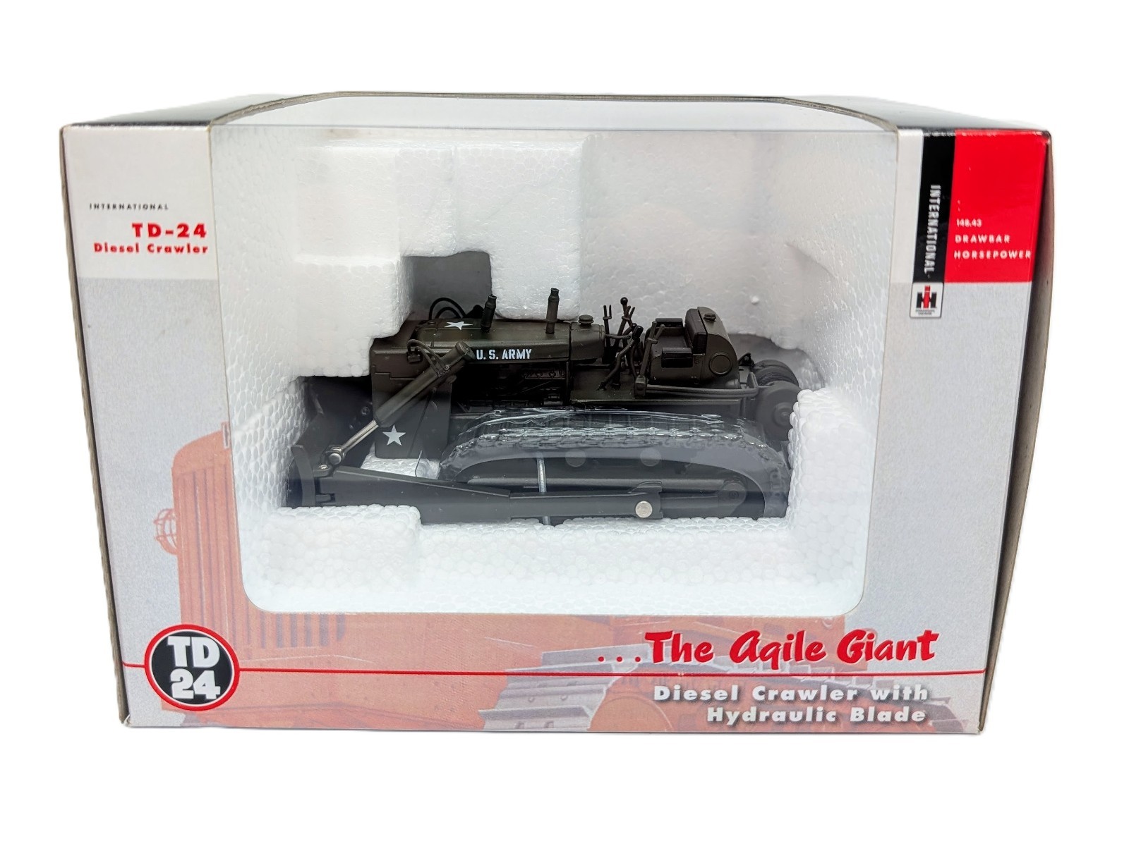 1/50 International Harvester TD-24 Diesel Crawler ARMY SpecCast