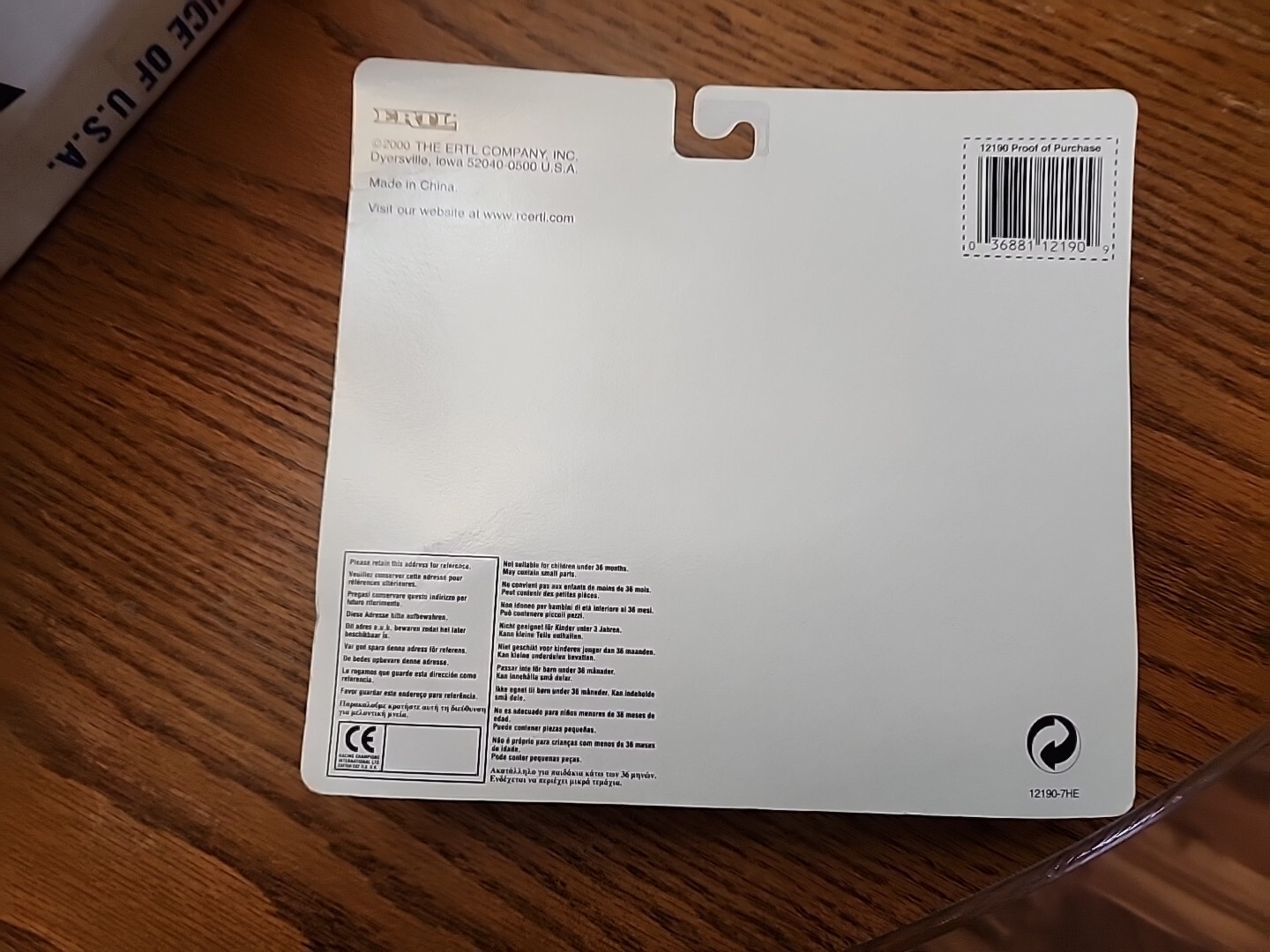 NEW SEALED Ertl 1:64 Scale Elevating Scraper Die Cast Metal