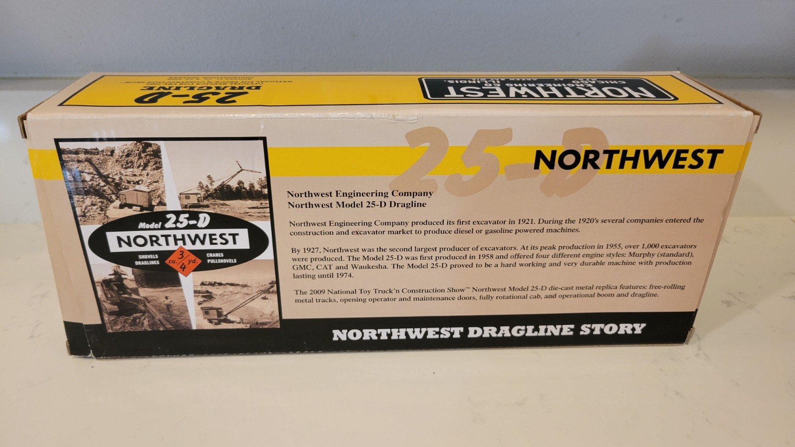 1/50 SpecCast Northwest 25-D Dragline Crane