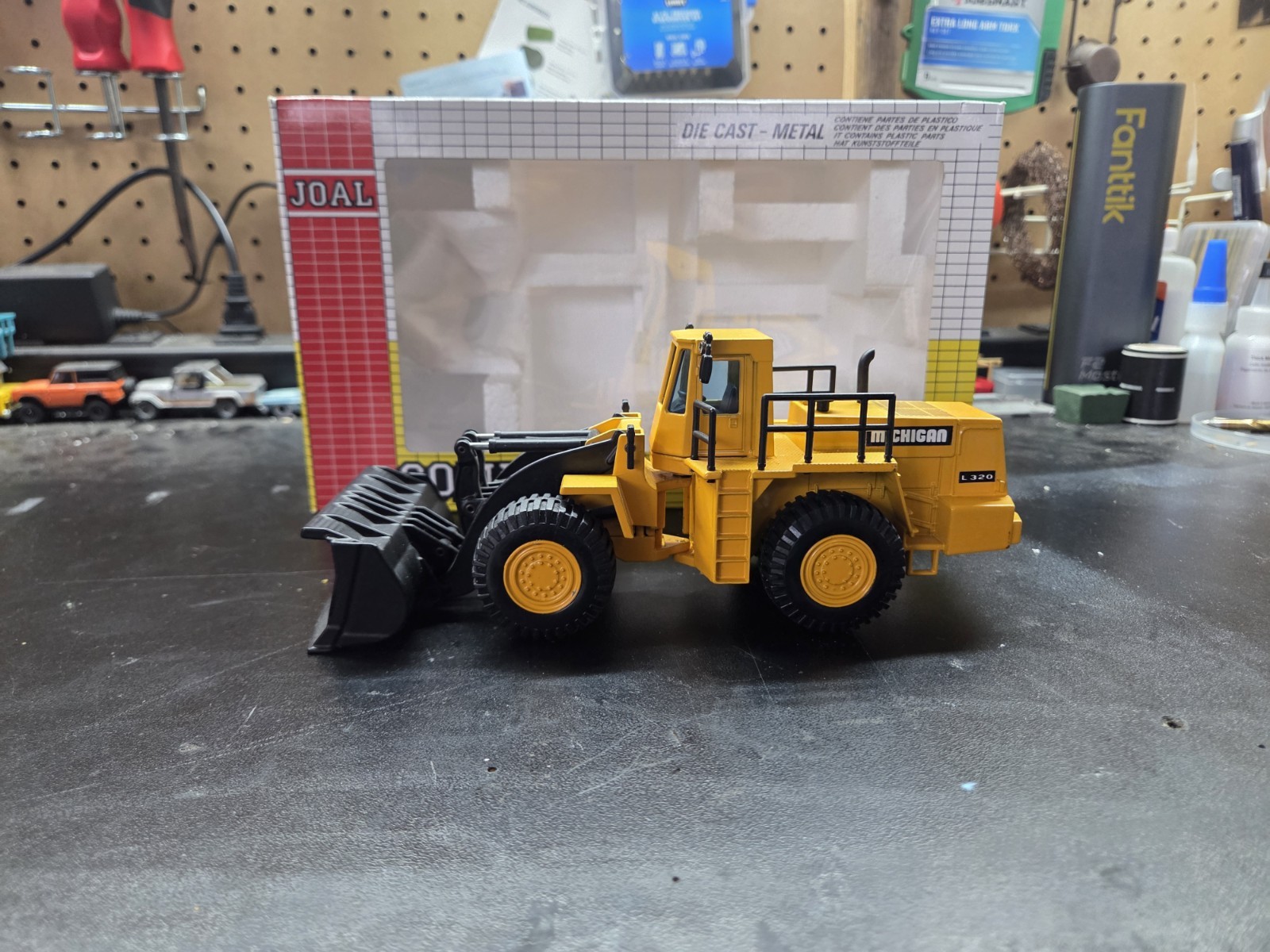 Michigan L320 Loader Diecast Model, 1992 Catalog, Joal 1/50 Scale, No. 239