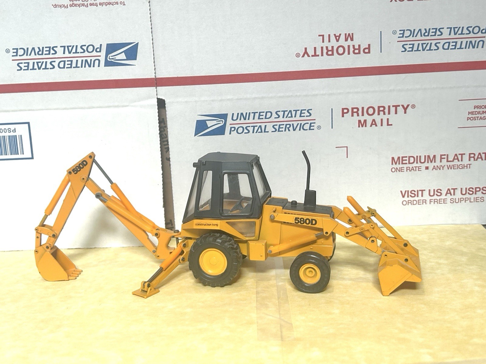 Conrad 1/35 Scale Case 580D Construction King Loader-Backhoe Ref. 2931 (Boxed)