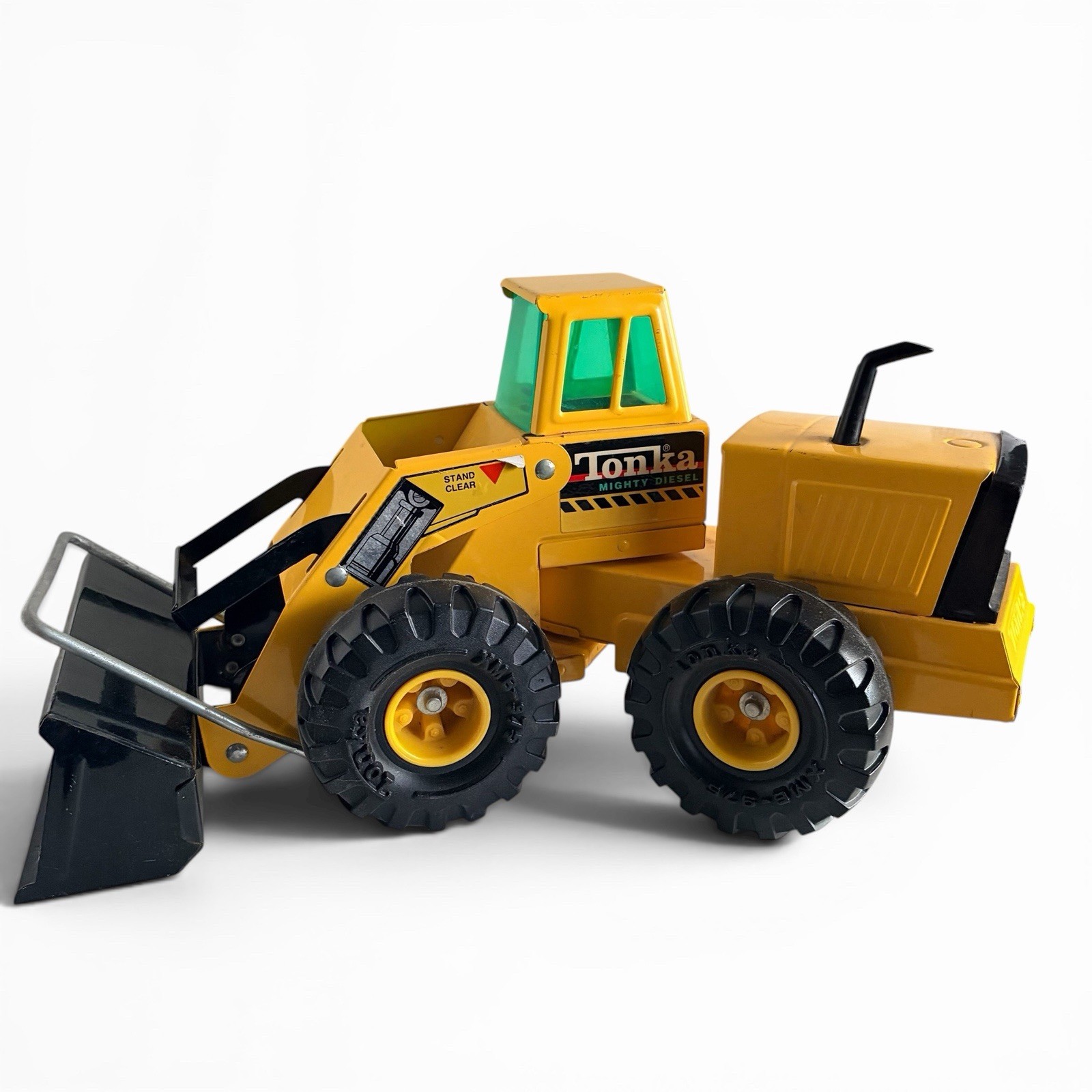 Vintage Tonka Front End Loader Mighty Diesel Yellow 54240 XMB-975 Excellent EUC
