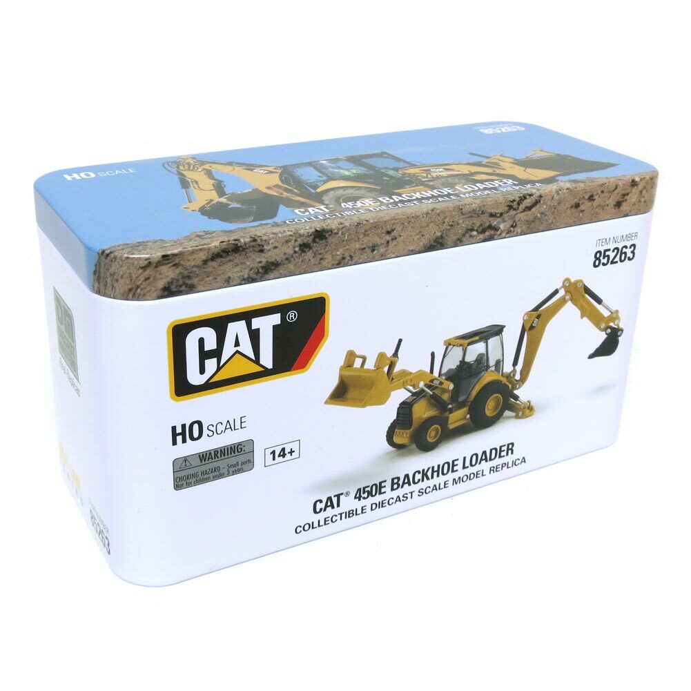 1/87 Caterpillar CAT 450E Backhoe Loader High Line Series Diecast Masters 85263