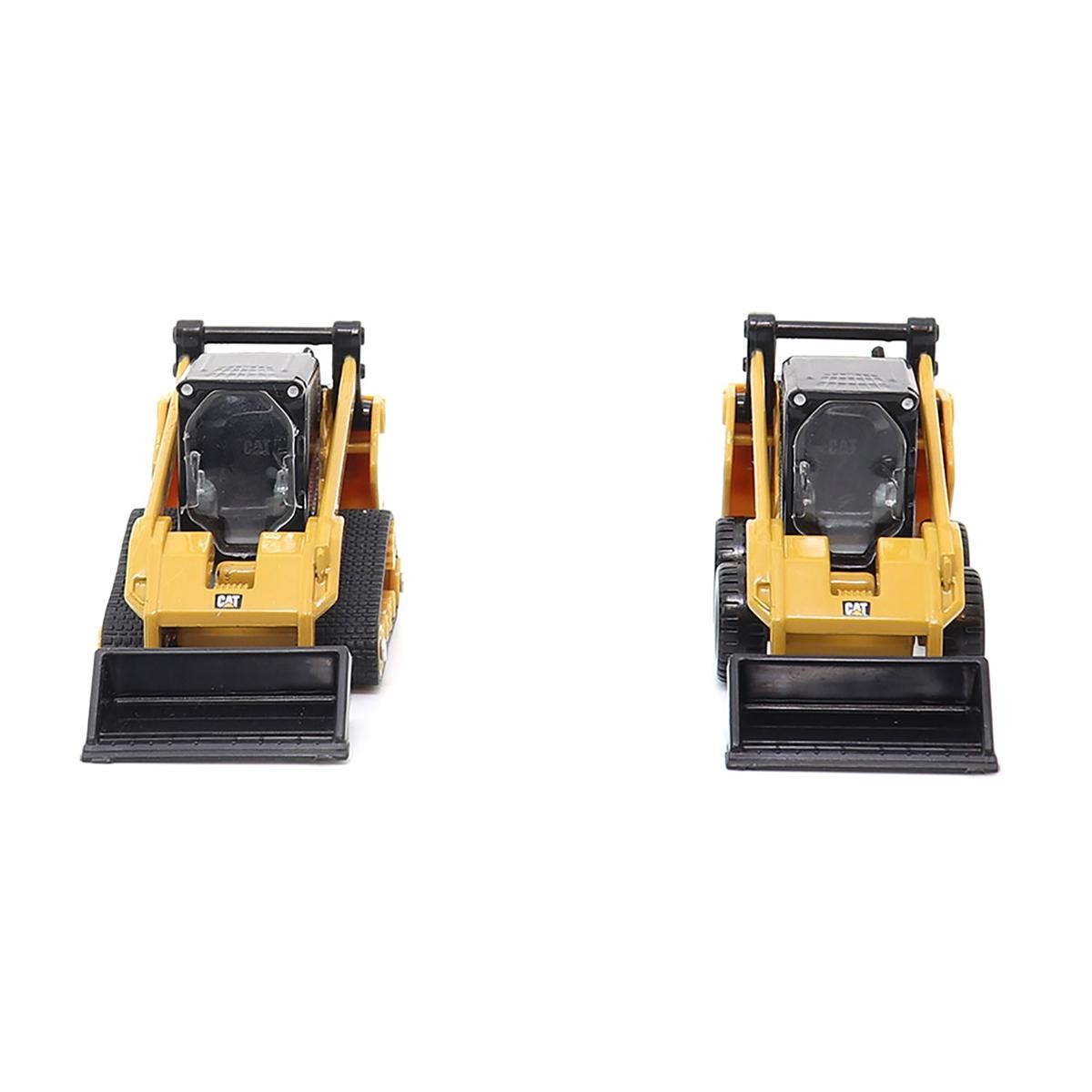 Diecast Masters 1/64 Caterpillar 272D2 Skid Steer 297D2 Track Loader Set 84647