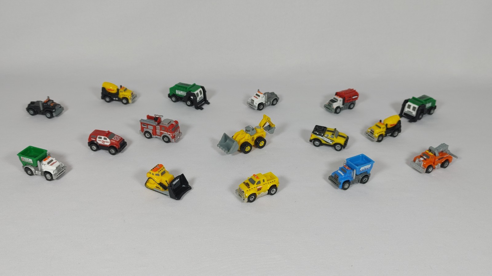 Miniature Construction Equipment Tonka, Lot Of 16 Used Rare