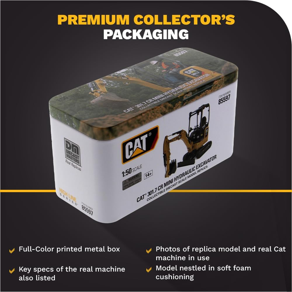 CAT Caterpillar 301.7 CR Next Generation Mini Hydraulic Excavator with Work Tool
