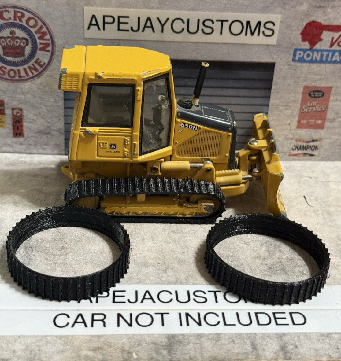 1 set of new tracks for ertl 1:50 John Deere 650 h or 650 j Crawler Dozer