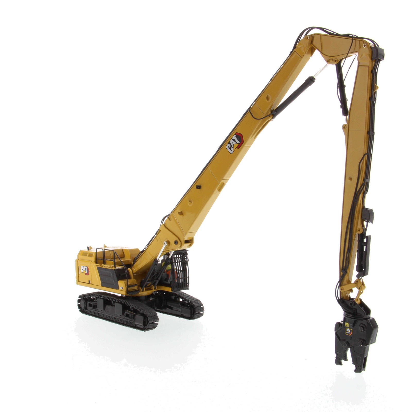 1:50 DM CAT352 Ultra High Demolition Hydraulic Excavator Machine Diecast Model