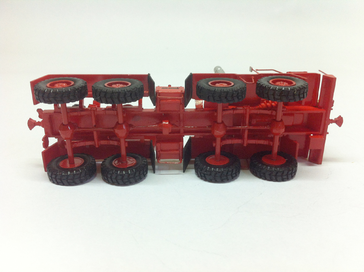 HO 1/87 FAUN HZ 46.40/49 8X8 TRANSPORT – DDR 1975 – Ready Made Resin Model