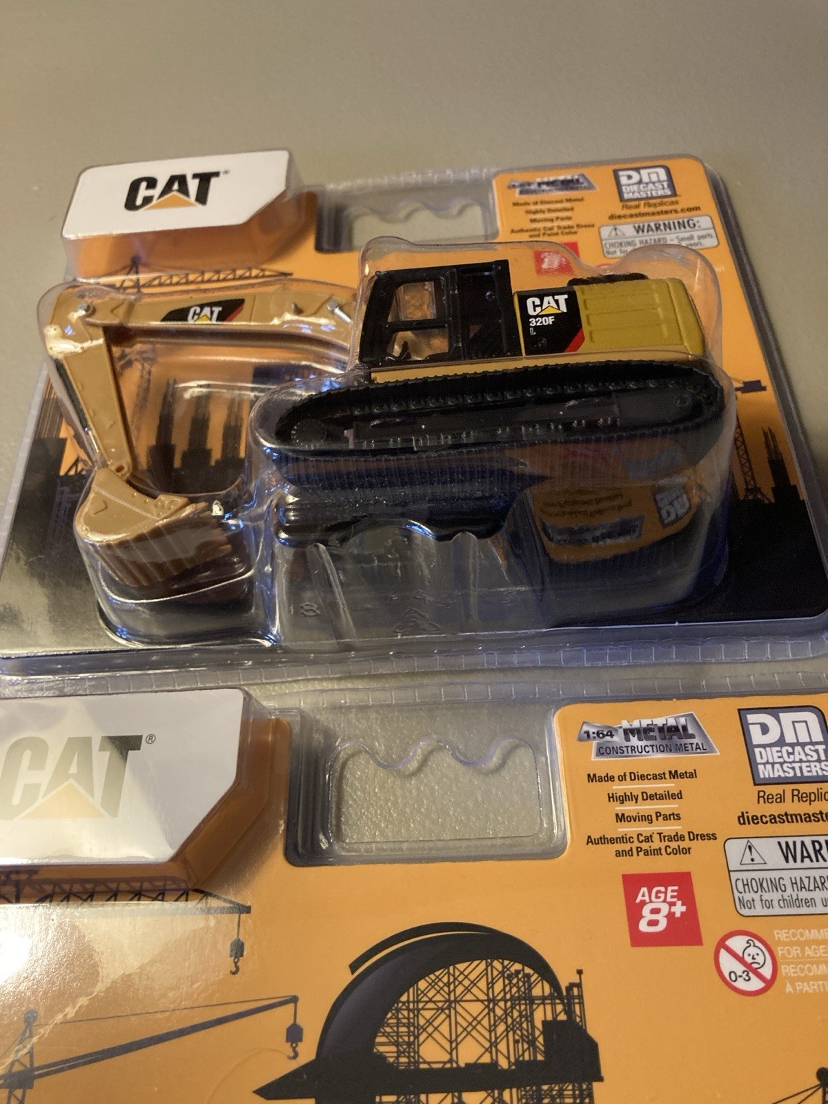 Diecast Masters 1/64 Caterpillar 272D2 Skid Steer 297D2 84647 + Excavator 84644