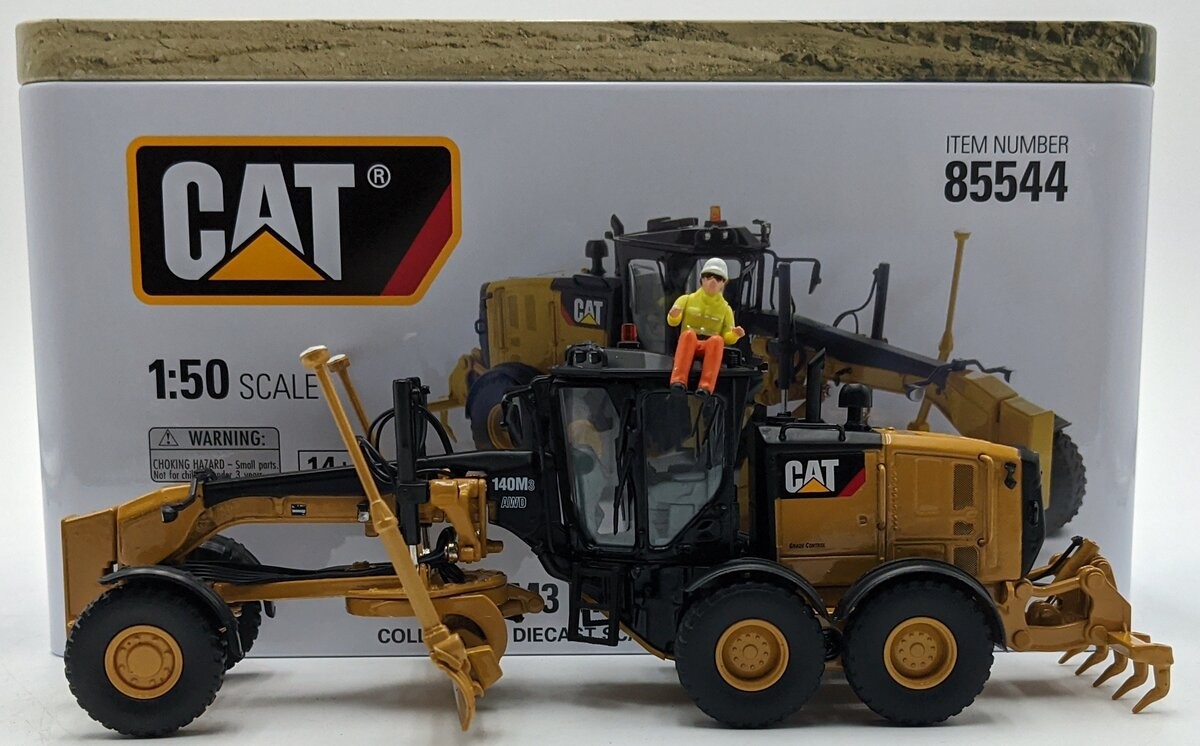 DieCast Masters 85544 1:50 Caterpillar 140M3 High Line Series Motor Grader NIB