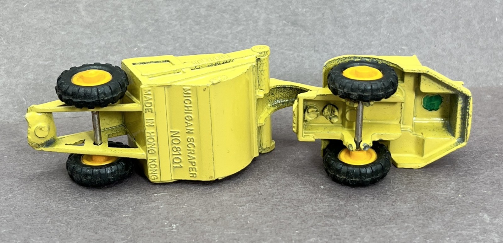 Mini Dinky #8101 Michigan Scraper Hong Kong Diecast 4″