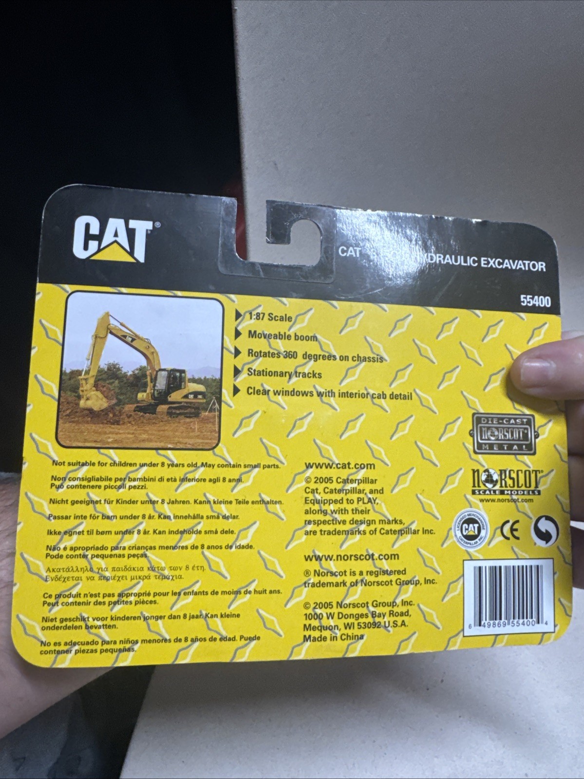 Norscot Scale Models CAT Die-Cast #55400 315C L Hydraulic Excavator NIB