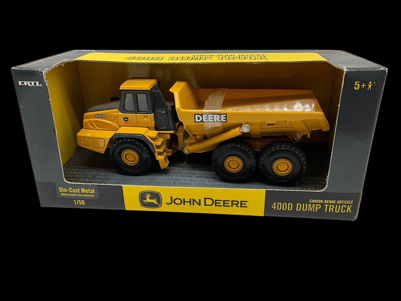 Ertl 15386 John Deere 400D Articulated Dump Truck 1:50 SCALE New In Box Die Cast
