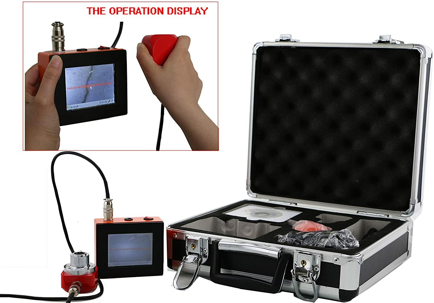 Concrete Crack Width Tester with 0-8mm for Bridge Tunnel Building Metal Surface