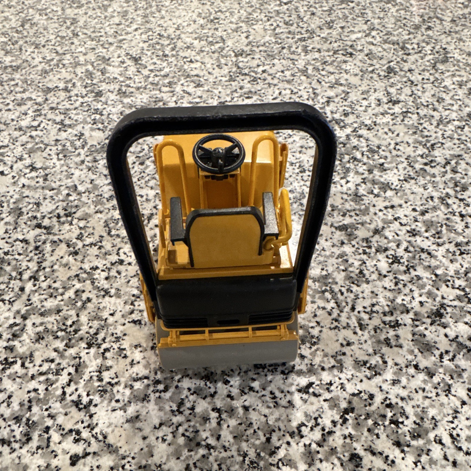 Bruder Plastic Road Roller Construction Vehicle Yellow/Black/Gray 2004