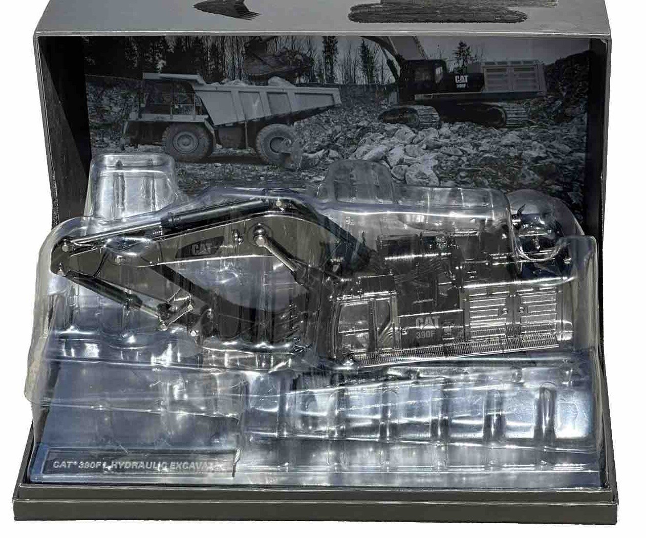 1/50 Cat 390F L HydraulicExcavator Commemorative Series(85547) Rare Gun metal