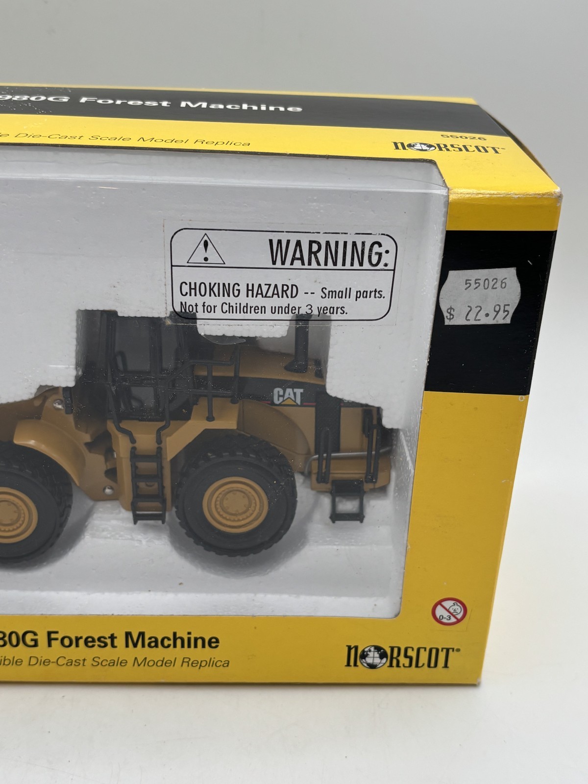 Norscot Cat 980G Forest Machine #55026 Die Cast Model 1:50 New in Box