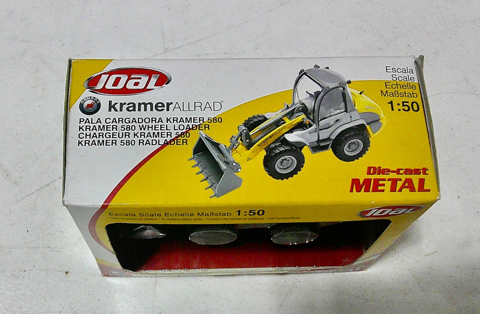 1/50 Joal Kramer Allrad 580 wheel loader with the box.