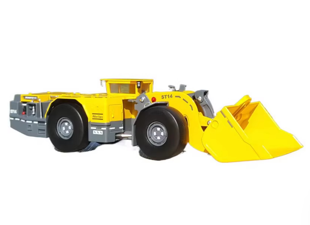 1:50 Atlas copco Tunnel Scraper Loader Construction Machinery Diecast Model