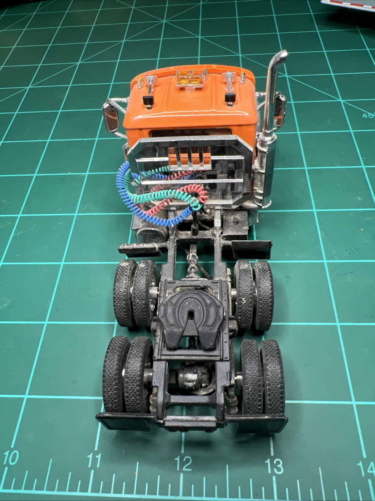 FIRST GEAR 1/50 IOWA DOT ORANGE MACK GRANITE MP w/TALBERT 3-AXLE LOWBOY