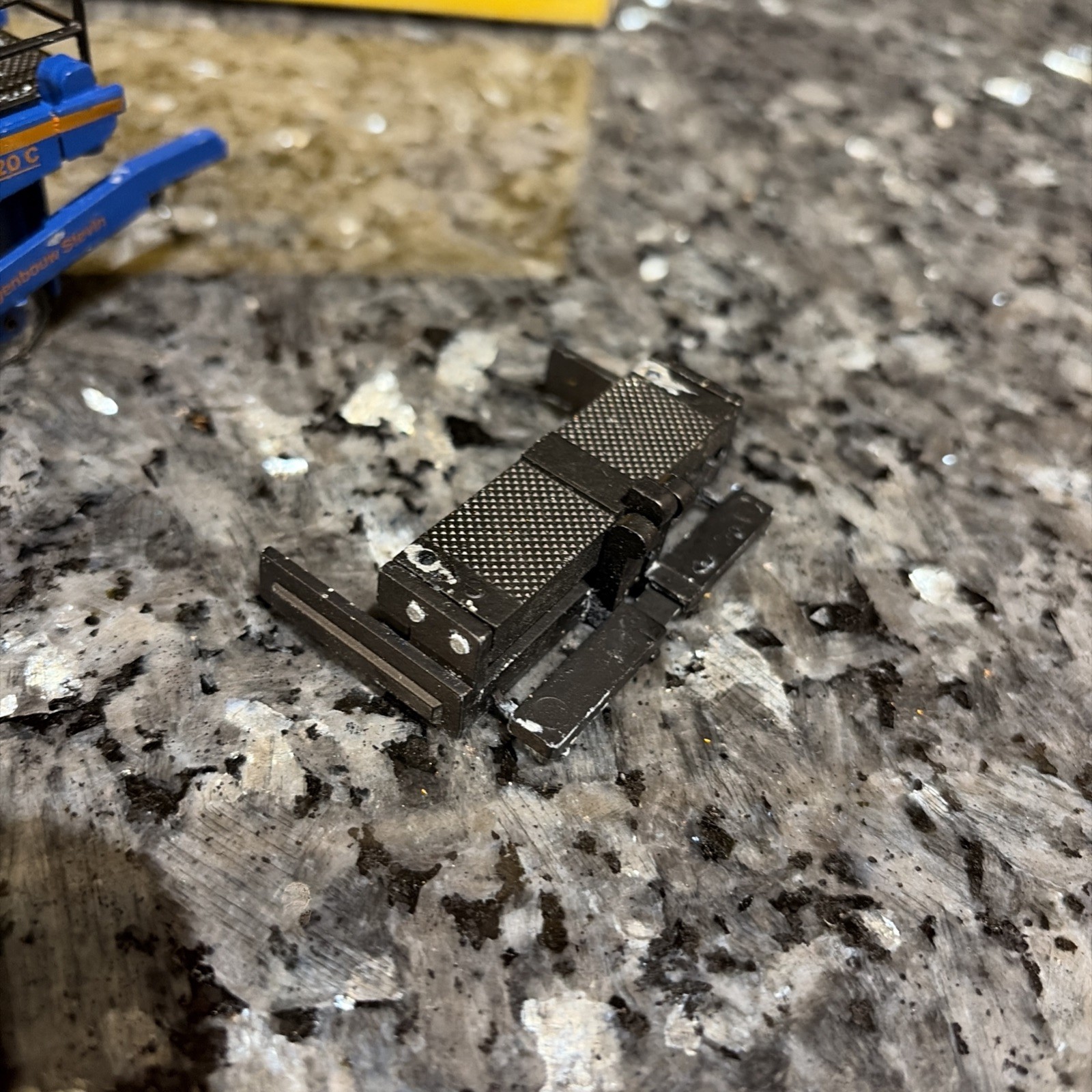 Demag DF120 Road Paver – NZG 1:50 Diecast Model #231 Rare Blue -Wegenbouv Stevin